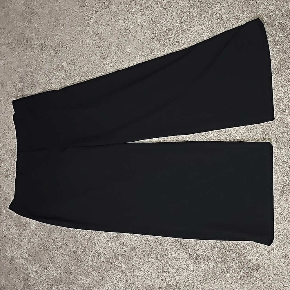Lane Bryant Black Pants Cuffed 20 Long